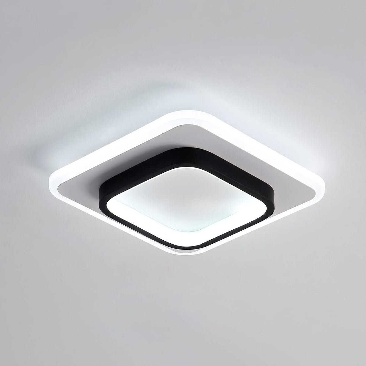 Square flush mount LED light for bedrooms

