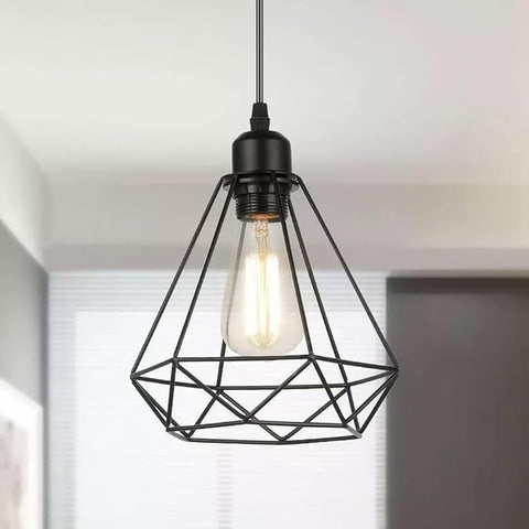 E27 socket retro iron art ceiling fixture


