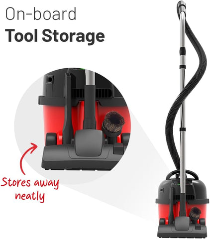 Henry HVR160-11 Red Vacuum Cleaner 620W 6L Bagged Compact