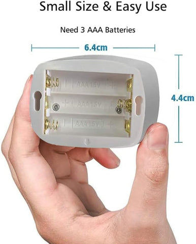3 Pack Motion Sensor Night Lights Indoor Battery Operated LED Warm White