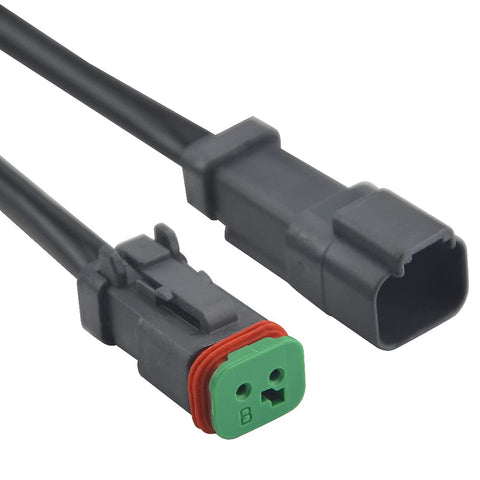 2 Pin Waterproof Wiring Harness Connector Pigtail
