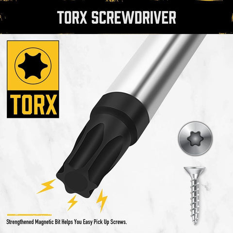 13Pcs Magnetic Torx Screwdriver Set T5-T40