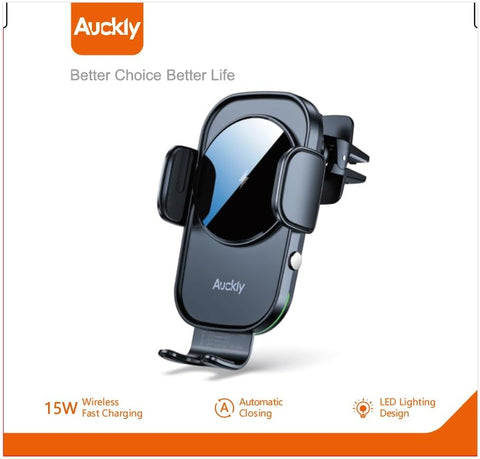 Auckly 15W Wireless Car Charger Mount
