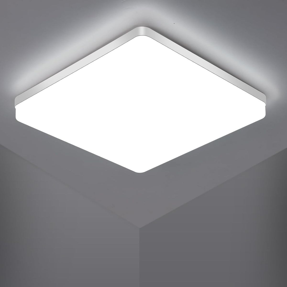 48W LED Square Ceiling Light 30x30cm White Flush Mount - Give a New Look To Your Room - Make a Dull Room Feel Fresh
