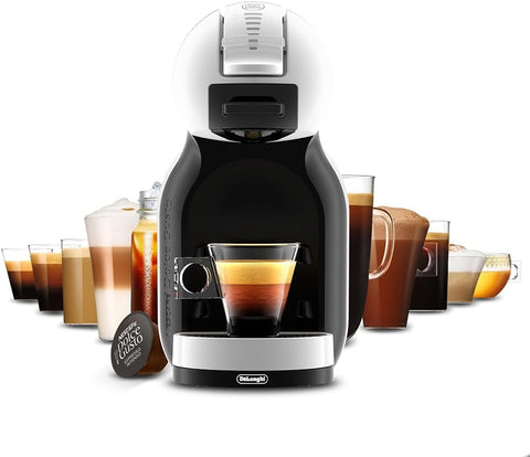 DeLonghi Nescafe Dolce Gusto Mini Me Automatic Pod Coffee Machine – 0.8L, 1500W, White & Black