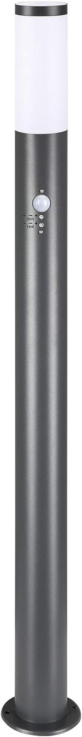 Modern Floor Light | Pillar Post Pathway Lighting for Garden | Lights for Driveway | 1 Metre Tall | Outdoor Lantern Bollard