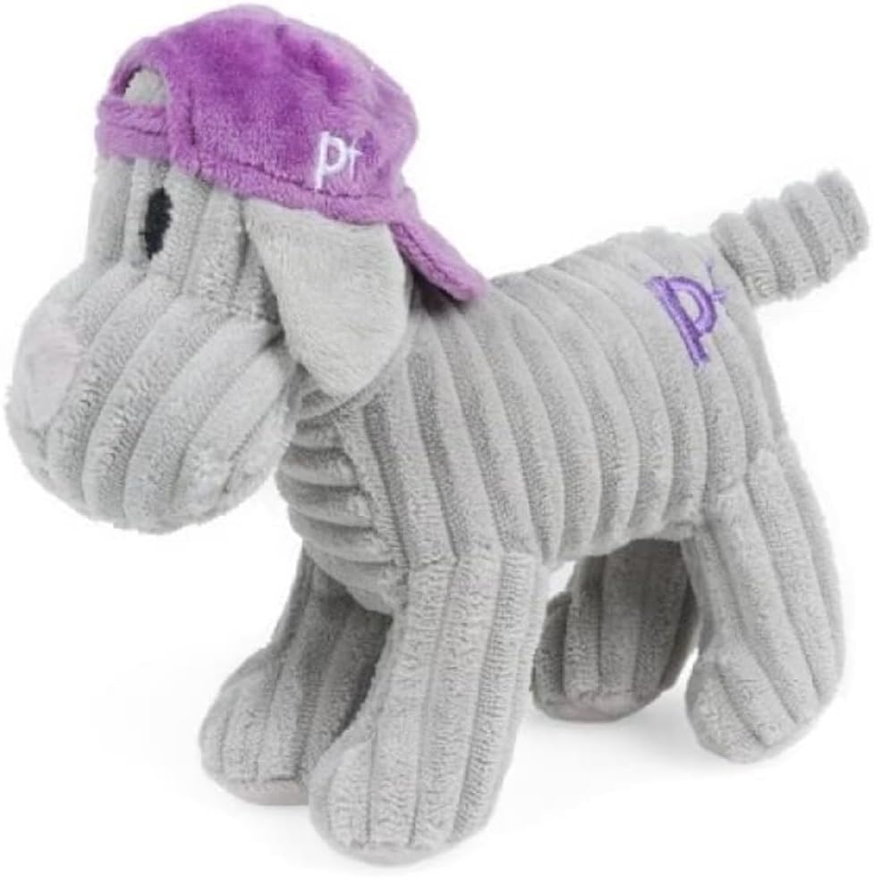 Puppy Plush Toy Funky Freddi Grey Soft Dog Toy