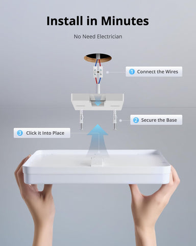 modern flush mount LED ceiling panel light 30x30cm