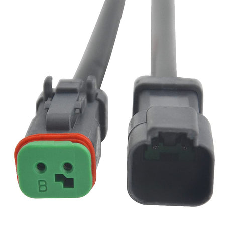 2 Pin Waterproof Wiring Harness Connector Pigtail