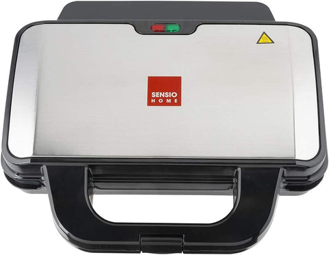 Square Waffle Maker 1000W – Electric Non-Stick Iron Machine with Deep Cooking Plates & Recipes Included