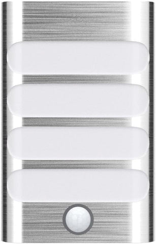 Indoor Motion Sensor Wall Lamp (2-Pack), Warm White LED Stick-on Anywhere Security Lights for Stair,Kitchen,Bathroom,Laundry Room,Hallway,Closet