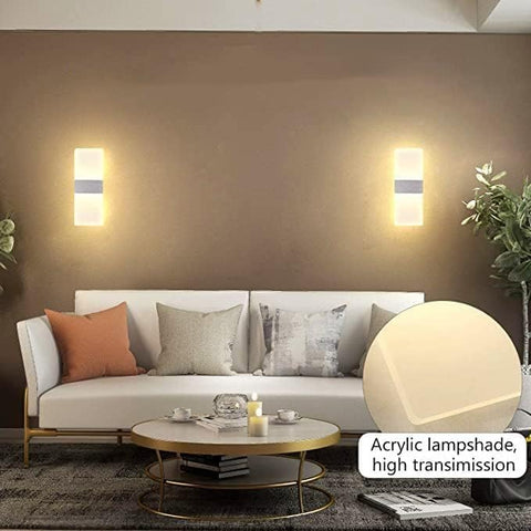 Space-Saving LED Wall Fixture for Hallways

