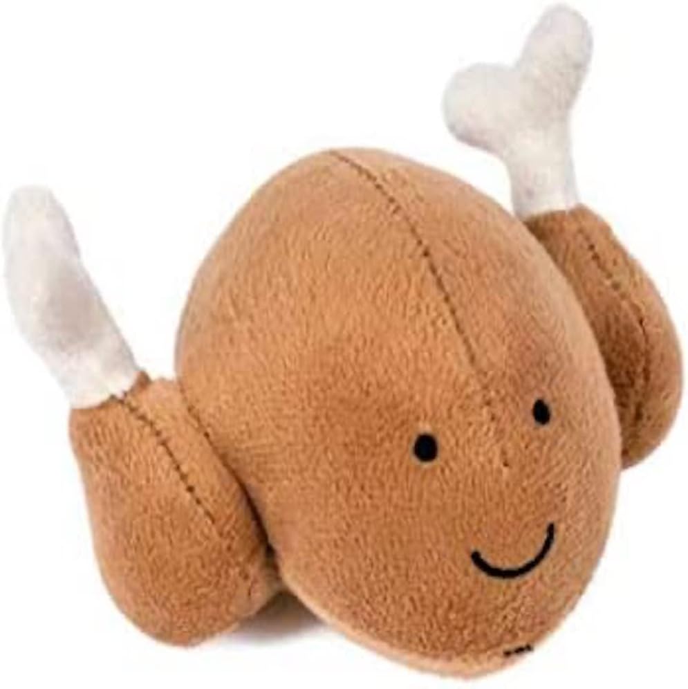 Roast Chicken Plush Dog Toy