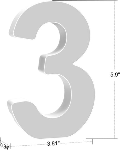 RGB LED Number Light Digit 3 USB App Control