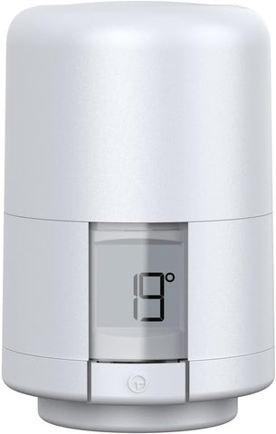 Smart Heating Thermostatic Radiator Valve (TRV) with Smartphone Compatibility, White