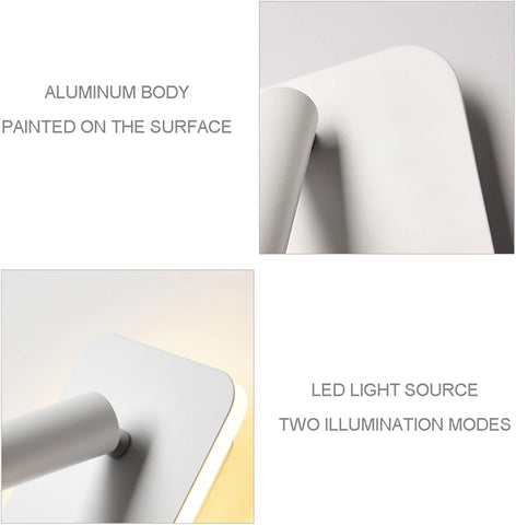 LED Wall Mounted Bedside Reading Lamp 12W Adjustable