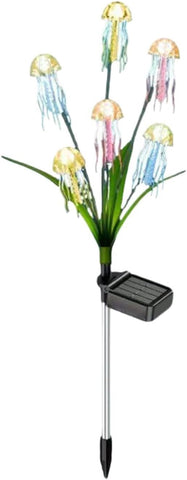 Solar Lights Outdoor with Jellyfish Design Waterproof Pathway Lighting