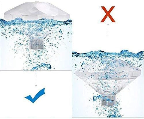 Caxmtu Floating LED Pool Light – 7 Colour Changing Modes, IP67 Waterproof RGB Bath, Hot Tub, Pond & Swimming Pool Light