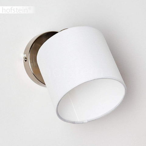 Alsen Adjustable Wall Light 1-Flame Metal Fabric E14 Socket