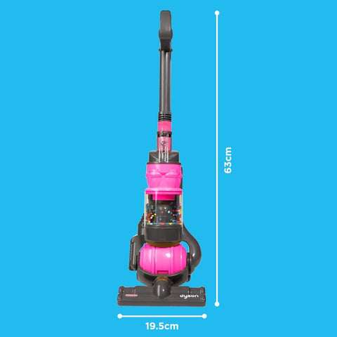 Casdon Dyson Ball Toy Vacuum Cleaner | Realistic Mini Dyson Replica For Kids 3+ | Twist & Turn Play Hoover With Sounds – Pink