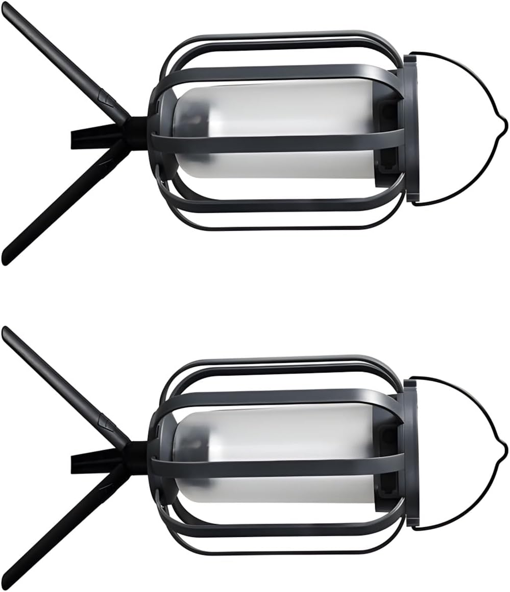 2 Pack LED Solar Light with Flickering Flame Effect and Waterproof Design for Garden Pathway Lighting Solar
