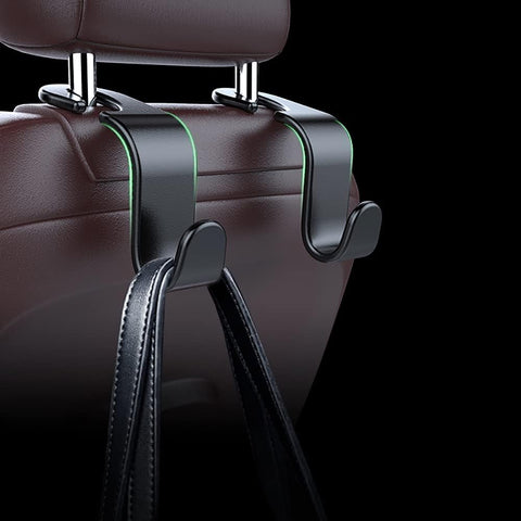 4 Pack Car Seat Headrest Hooks for Car Handbags and Grocery Bags