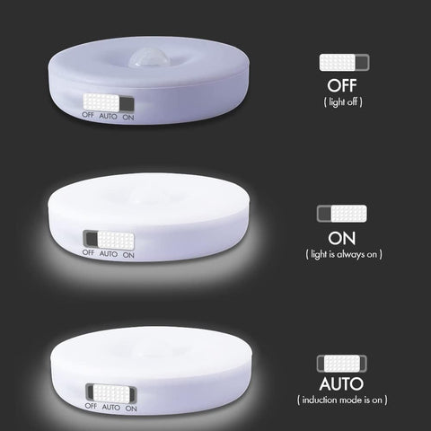 3 Pack Rechargeable Motion Sensor Lights Indoor – Wireless 6000K LED Stair, Hallway & Cupboard Lights - Let Your Lights Come On Before You Reach the Darkest Corner