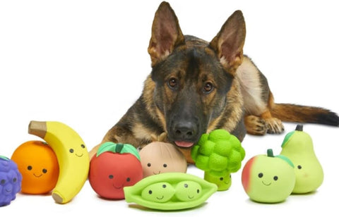 Petface Latex Broccoli Soft Chew Dog Toy, Large