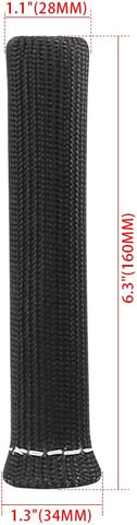 Spark Plug Wire Boots Thermal Protection Insulator Sleeve, 1200 Degree Heat shield Cover Wrap 6 inch for Car Truck 8PCS(black)