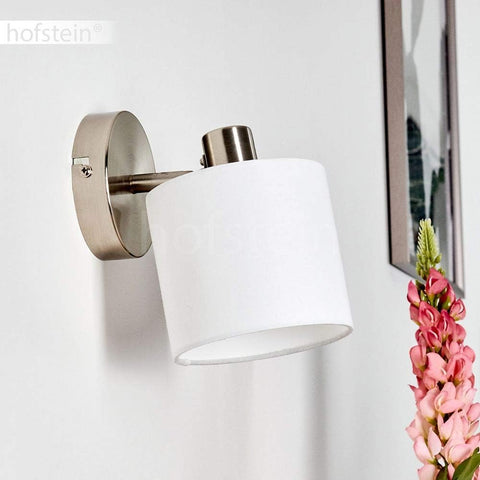 Alsen Adjustable Wall Light 1-Flame Metal Fabric E14 Socket