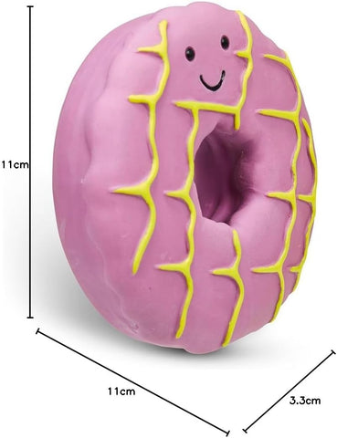 Iced Biscuit Latex Dog Toy with Squeaker