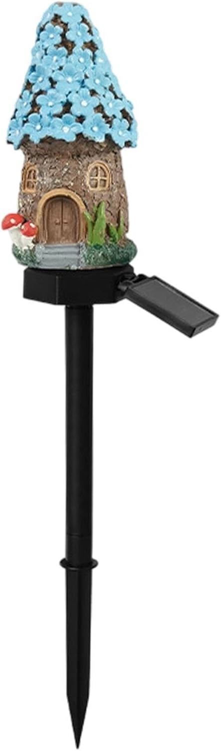A Mushroom Outdoor Resin LED Lamp with On/Off