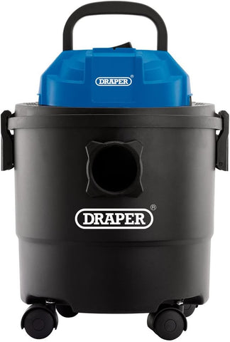 Draper 1250W 15L Wet & Dry Vacuum Cleaner | Strong Suction | Blower Function | Home, Car & Workshop Cleaning – 90107