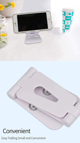 USSJ Desktop Phone Stand – Adjustable, Black