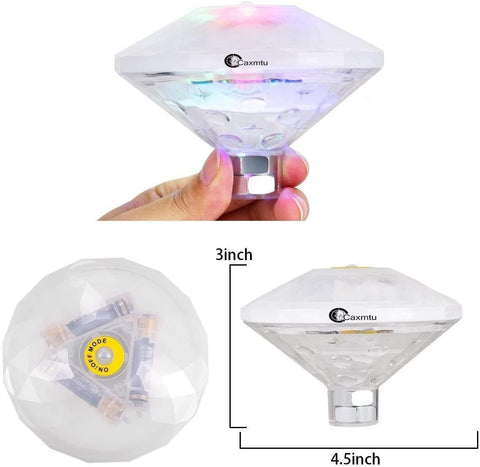 Caxmtu Floating LED Pool Light – 7 Colour Changing Modes, IP67 Waterproof RGB Bath, Hot Tub, Pond & Swimming Pool Light