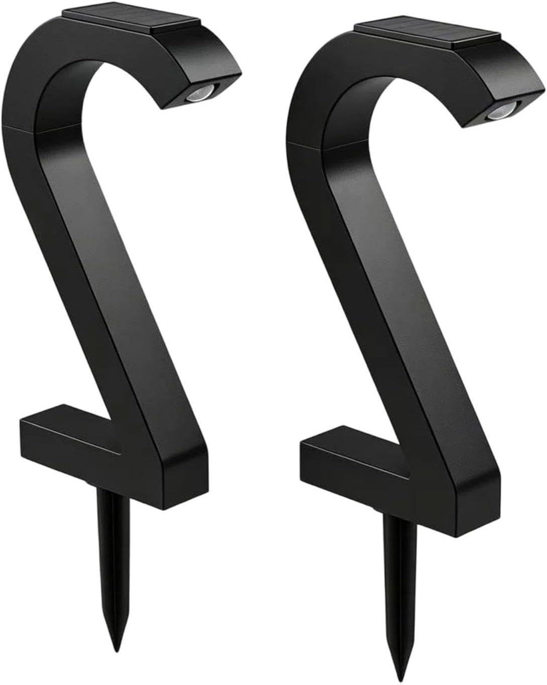 Solar Pathway Lights - Number 2 Shape Decorative Stake Light - Waterproof