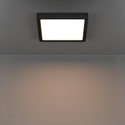 LED Ceiling Light Square, 28W 3200LM, 3 Color Temperature (3000K/4000K/6500K), IP54 Waterproof Flush Mount Light for Bathroom, Bedroom, Kitchen & Hallway