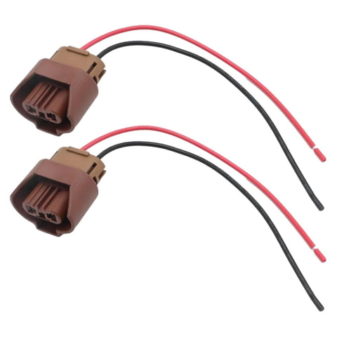 2Pcs Headlight Bulb Socket Repair Connectors Adapter Plug Wiring Harness Replacement for Toyota Auris Prewired Connectors Replaces Cable Length 15cm