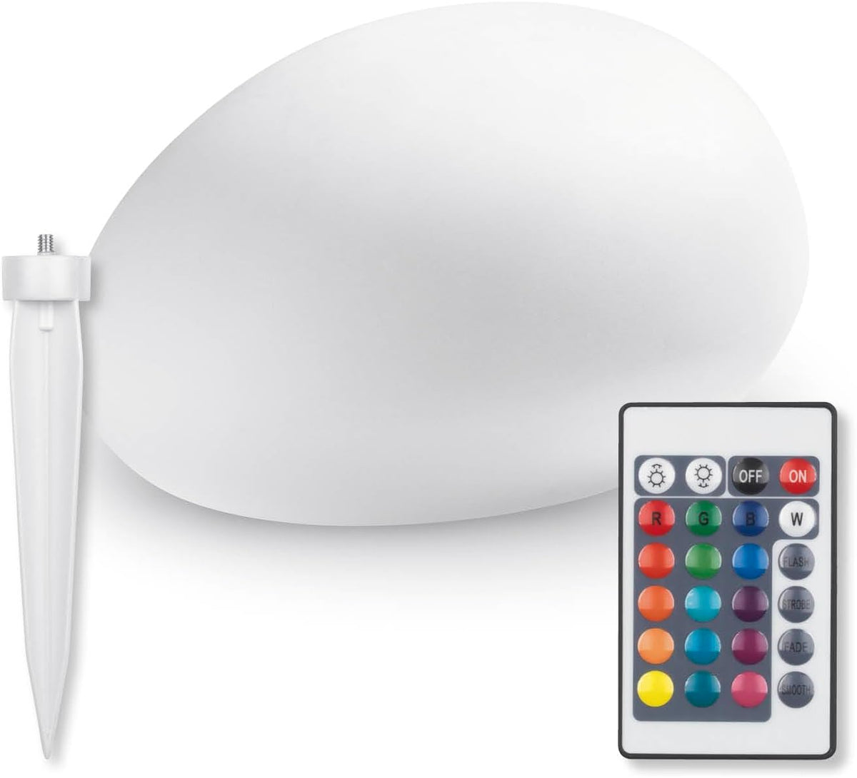 EASYmaxx Solar-Dekoleuchte 07811 07811 Stein LED RGBW white