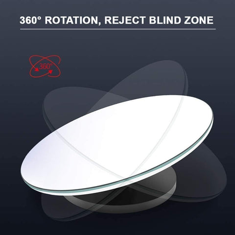 ILYPLUS 2 Pack 360° Rotatable Waterproof Blind Spot Mirrors