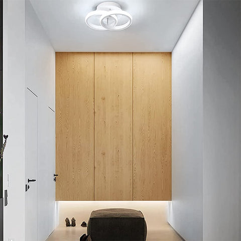 20W Ceiling Light for Living Room Modern LED Acrylic Round LED Ceiling Lamp for Hallway Office Bedroom Kitchen Living Room Ceiling Light Decoration (White Light 6000K)