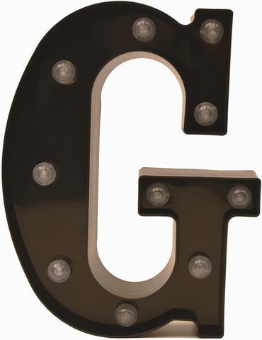 Black Alphabet Marquee Letters LED 26 Alphabet Light Up Letters with Diamond Bulb Battery Powered for Wedding, Birthday, Christmas, Home, Bar Decoration, Party Night Light