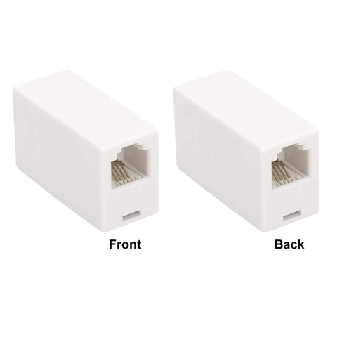 RJ11 6P4C Inline Telephone Coupler Female to Female