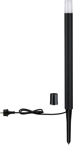 Paulmann 94386 LED Exterior luminaire Bollard Light Flarea IP65 Warm White 600mm incl. 1x3.1 watt Outdoor Lighting Black Outdoor lamp Aluminium Garden lamp 3000 K