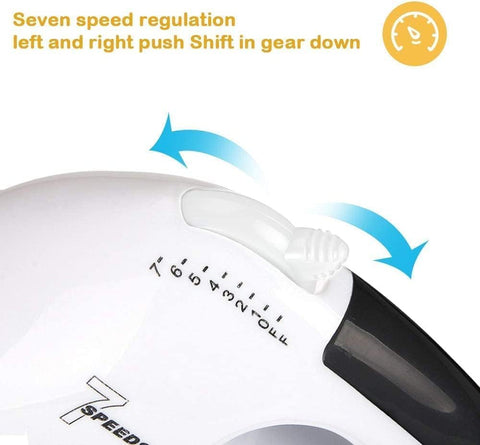 7 Speed Electric Hand Mixer with Turbo Boost – Includes 5 Stainless Steel Accessories for Cake, Dough & Bread Mixing