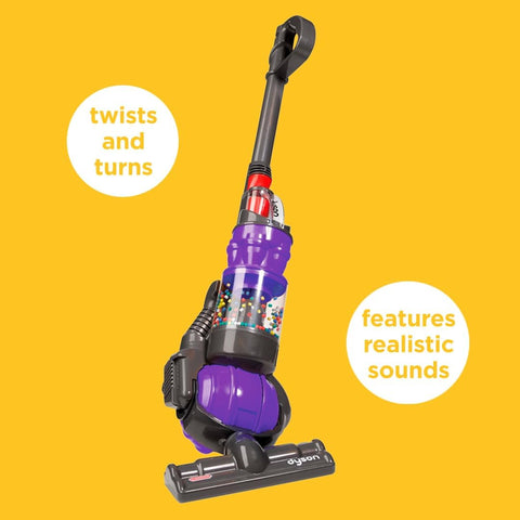 Casdon Dyson Ball Toy Vacuum Cleaner – Realistic Mini Dyson Replica with Twist & Turn Action for Kids Aged 3+, Purple