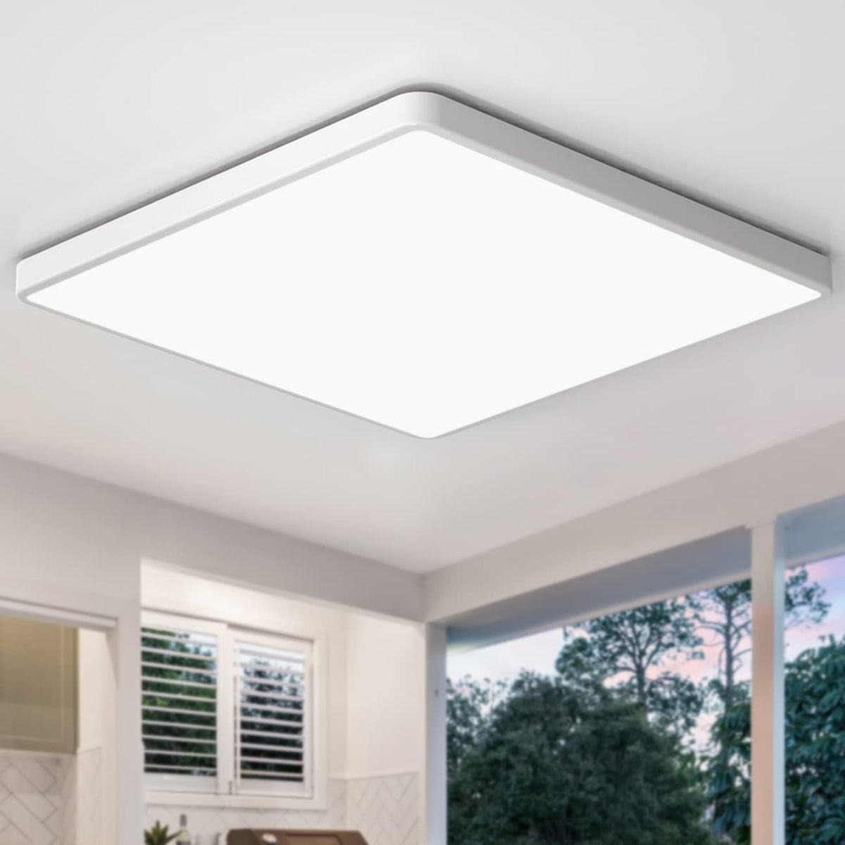 36W LED Ceiling Light, Modern Flush Mounted Lighting Fixture