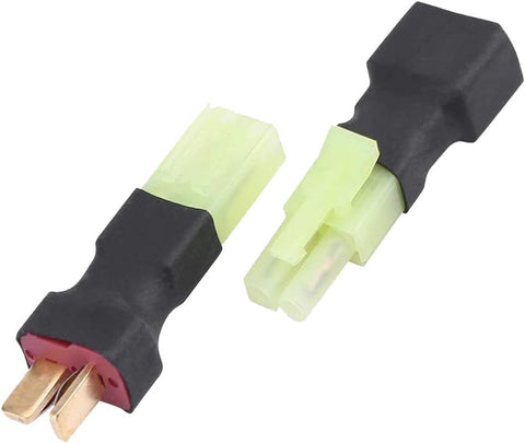 2 Pairs No Wires Mini Tamiya Style Female Male Plug to Deans T Style Plug Female Male Adapter Wireless