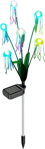 Garden Solar Lights with Jellyfish Design Waterproof Pathway Lighting