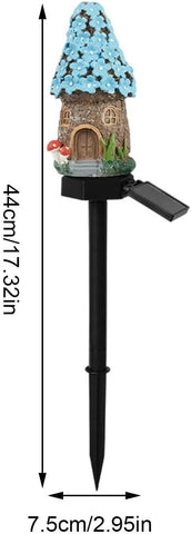 A Mushroom Outdoor Resin LED Lamp with On/Off